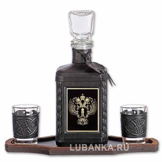 Набор для водки «Прокуратура» чёрный